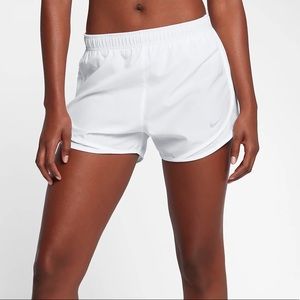 White Nike Dri-Fit Shorts